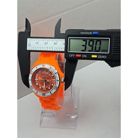 Seapro SP3218 Spring Orange Quartz Womens Watch Silicone 36mm New Battery WR30M main image 6